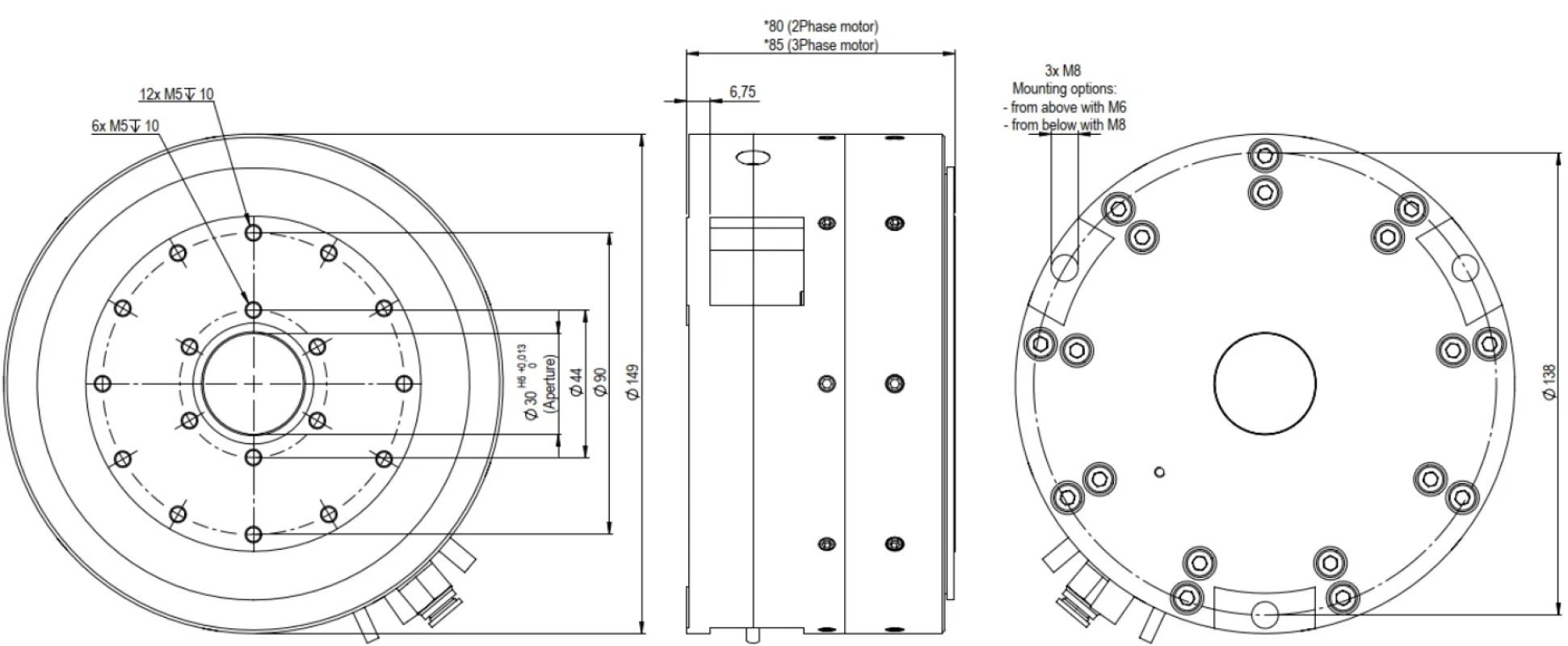 EZ-0275 Rotary Table