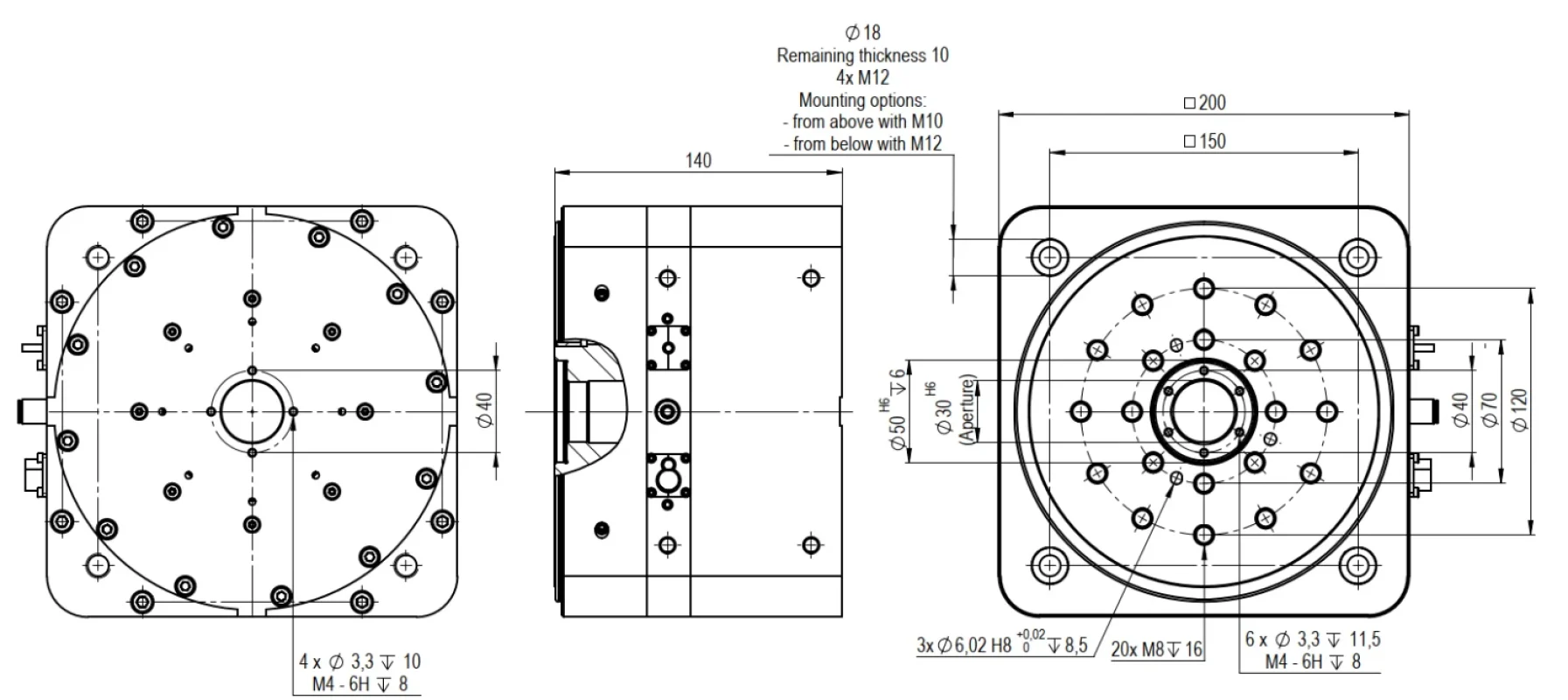 EZ-0570 Rotary Table