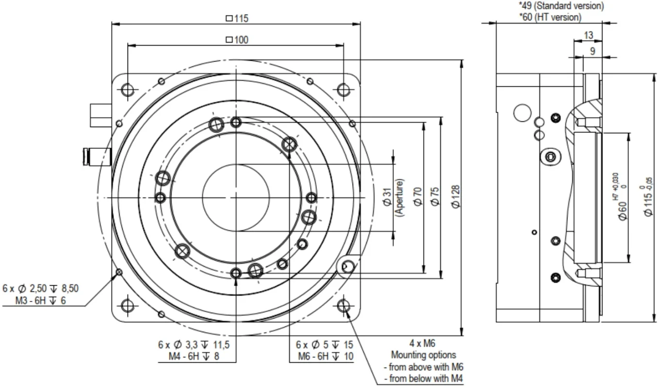 EZ-0675 Rotary Table